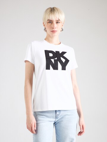 DKNY Μπλουζάκι σε λευκό: μπροστά