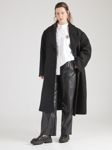 ONLY Carmakoma Loose fit Pleat-Front Pants 'CARBina' in Black