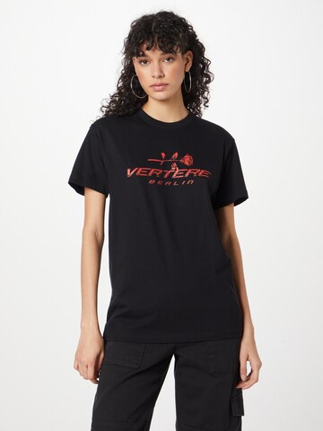 melns Vertere Berlin T-Krekls: no priekšpuses