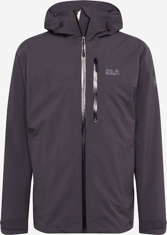 JACK WOLFSKIN Outdoor jacket 'Go Hike' in Grey: front