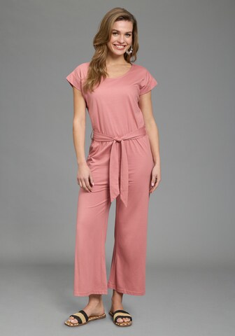 LAURA SCOTT Jumpsuit in Pink: front