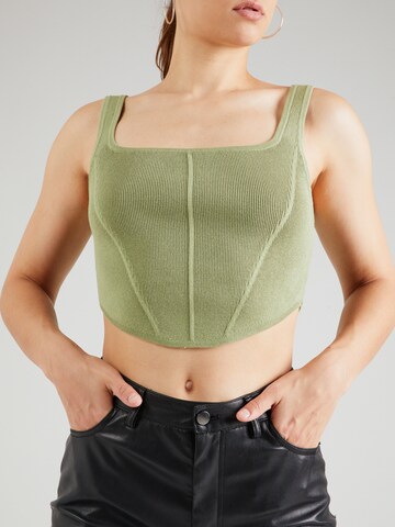 Cotton On - Top de punto en verde