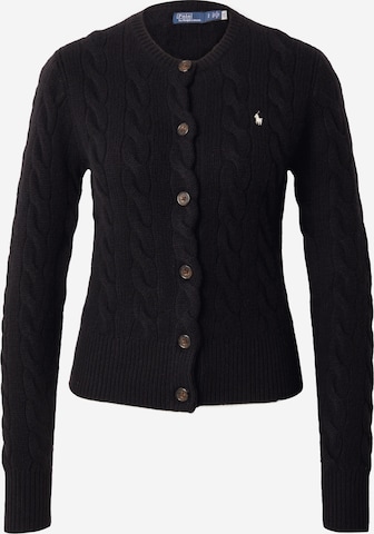 Polo Ralph Lauren Knit Cardigan in Black: front