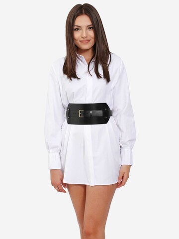Haute Cuir Riem in Zwart