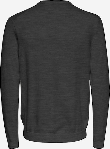 Only & Sons Regular fit Sweater 'Alex' in Grey