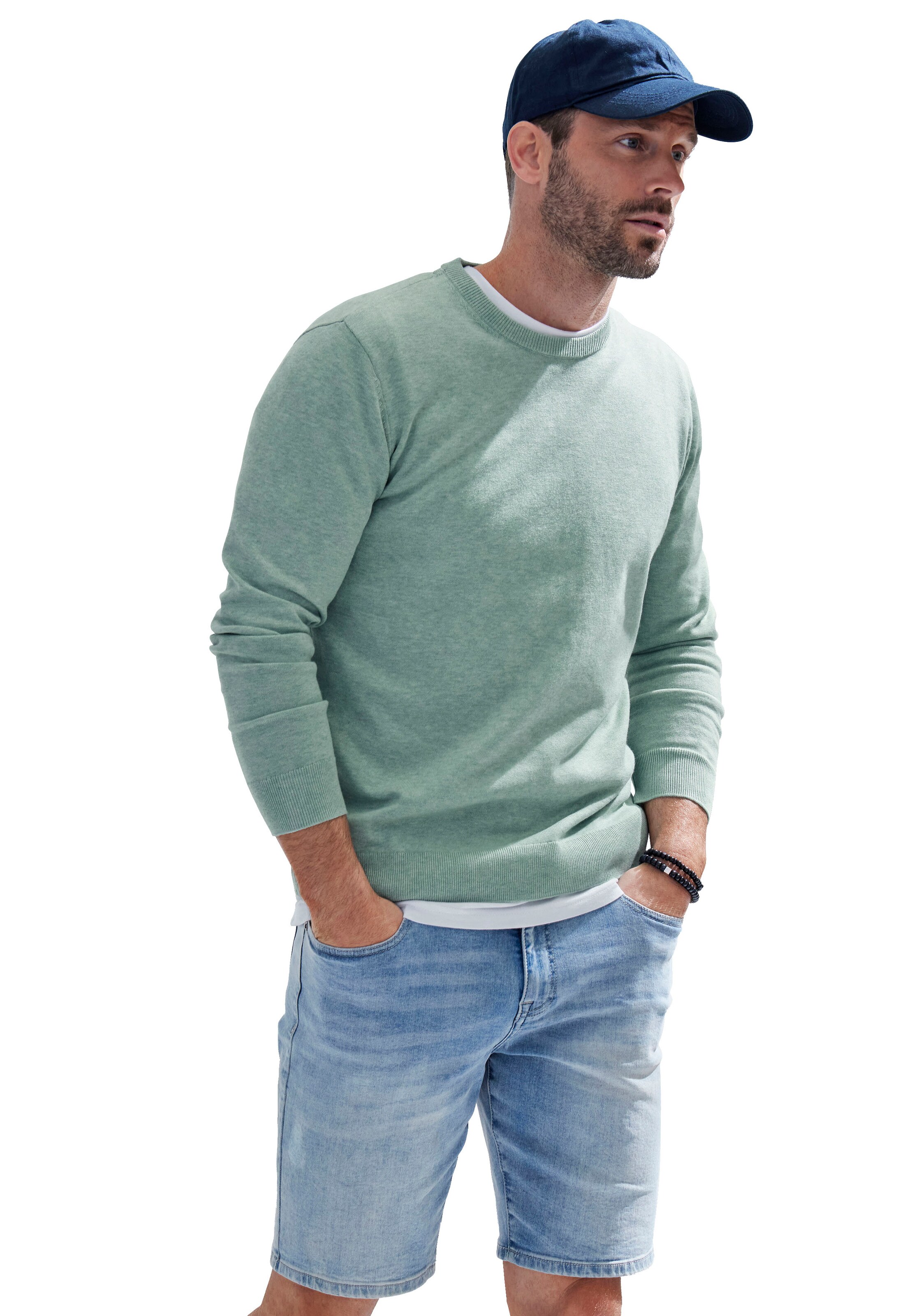 H.I.S Πουλόβερ σε πράσινο