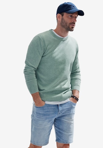 H.I.S Sweter w kolorze zielony