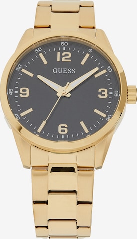 GUESS Analoginen kello värissä kulta: etupuoli
