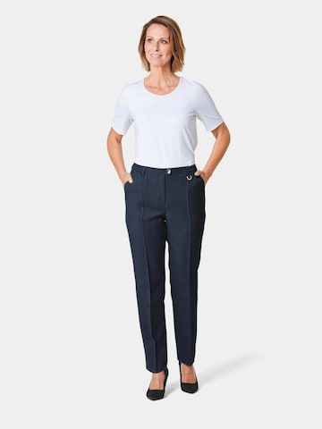 Regular Pantalon 'Carla' Goldner en bleu