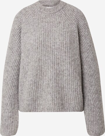 NÜMPH Sweater 'ZINDI' in Grey: front