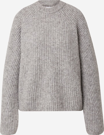 NÜMPH Sweater 'ZINDI' in Grey: front