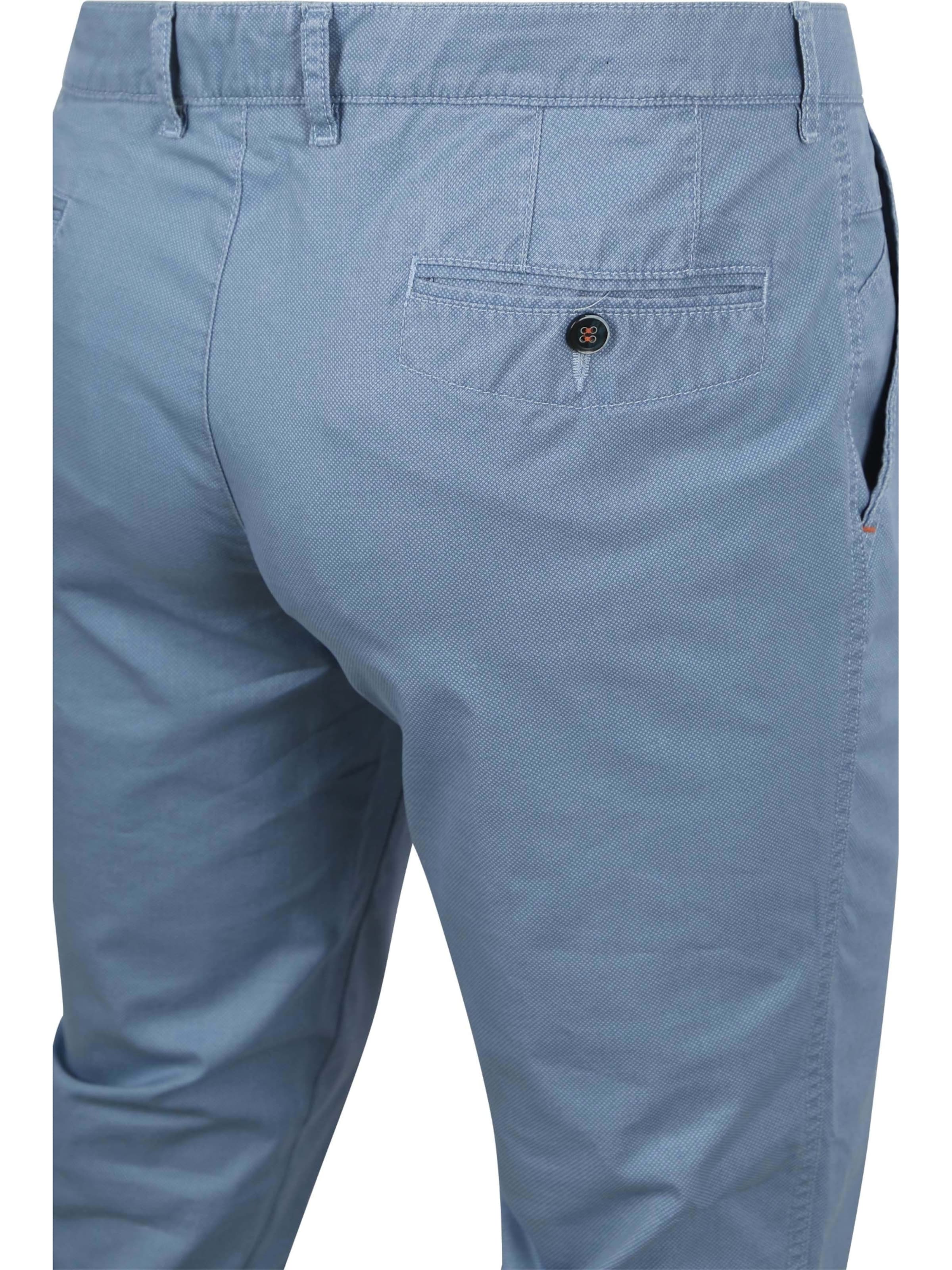 Suitable Slimfit Chino 'Plato' in Blauw
