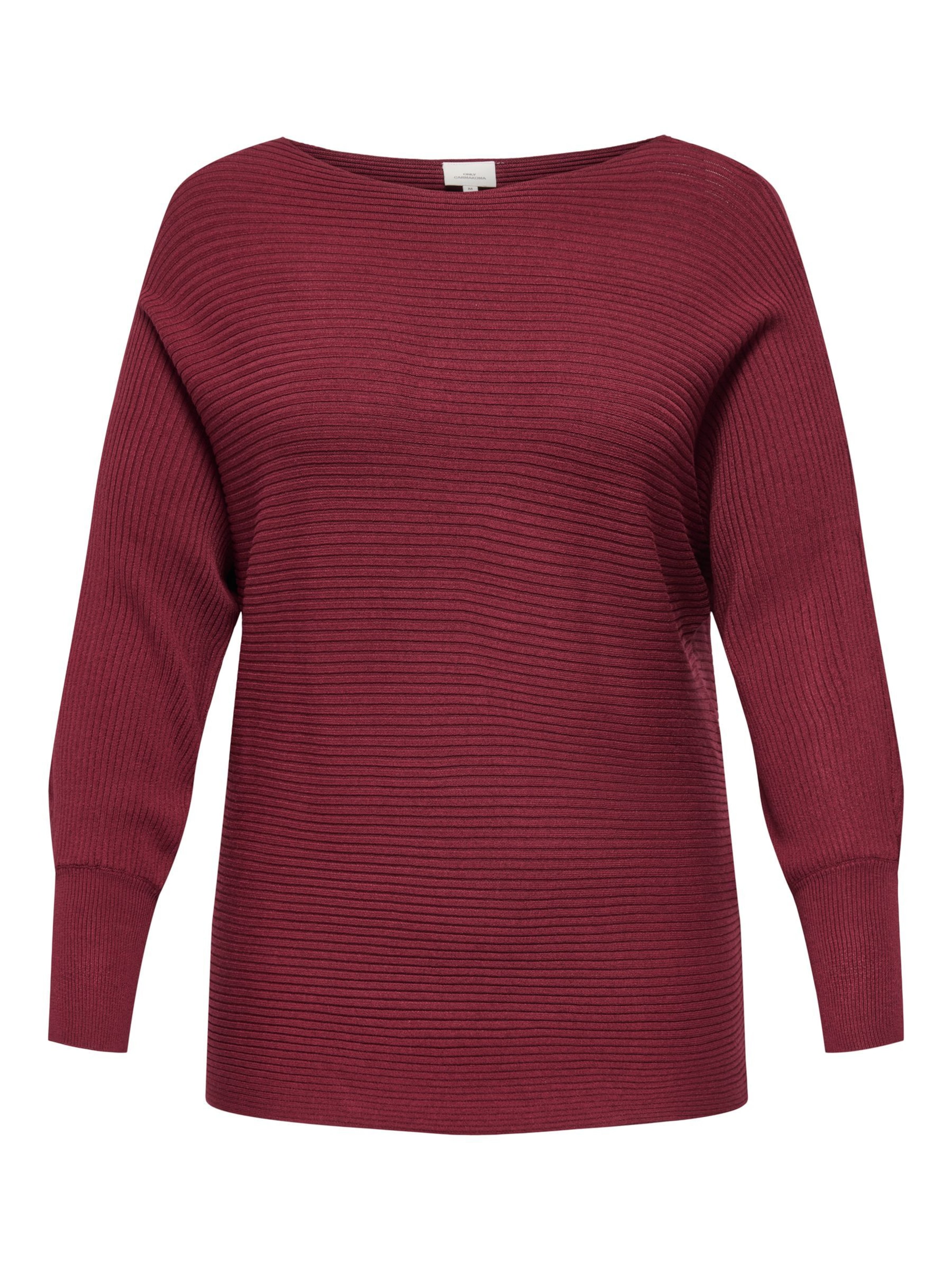 ONLY Carmakoma Pullover 'CARNew Adaline' i rød: forside