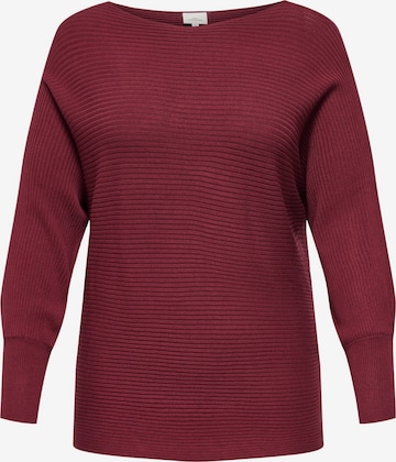 Pullover 'CARNew Adaline' di ONLY Carmakoma in rosso: frontale