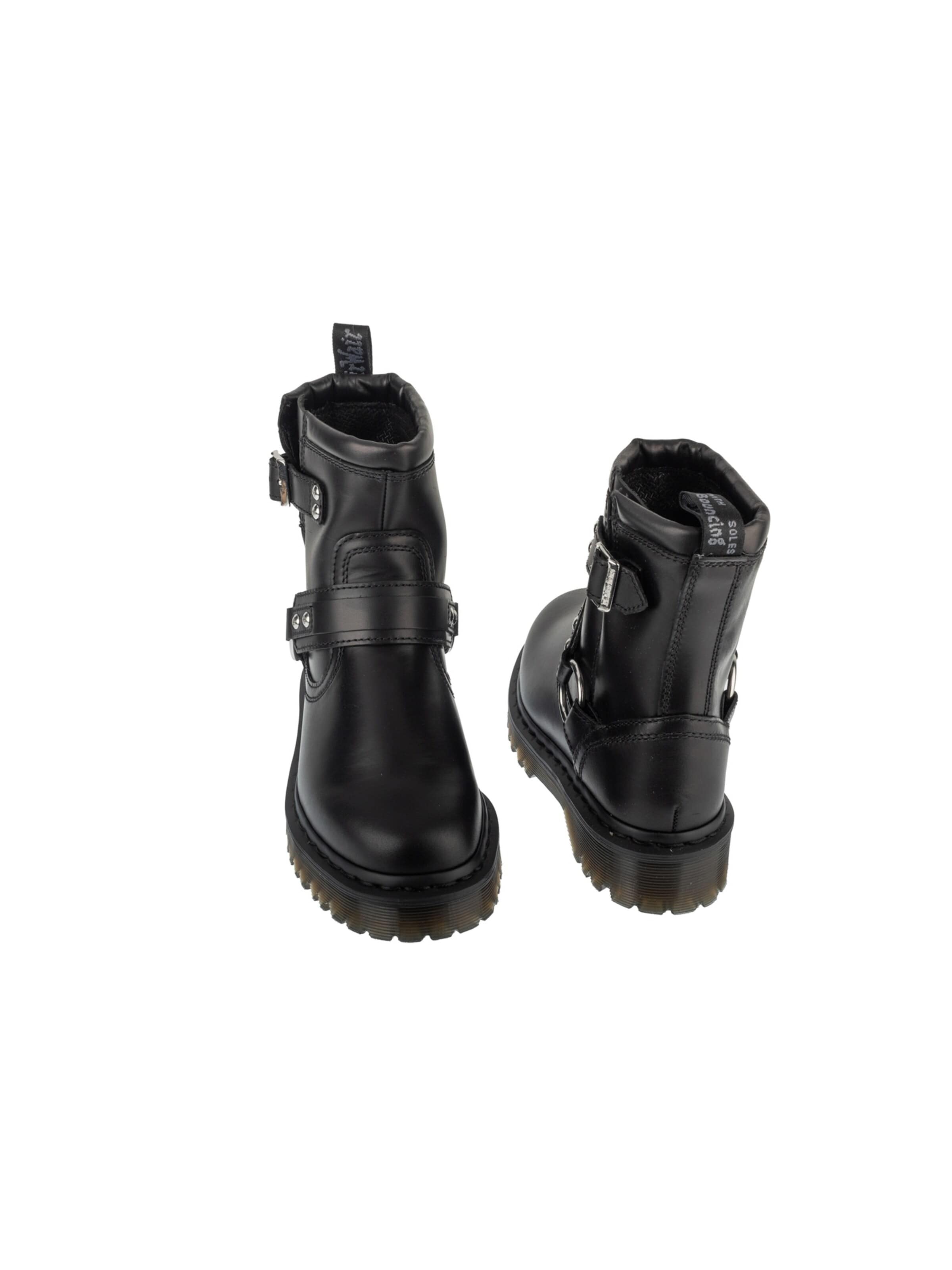 Dr. Martens Boots 'Anistone Harness' in Zwart