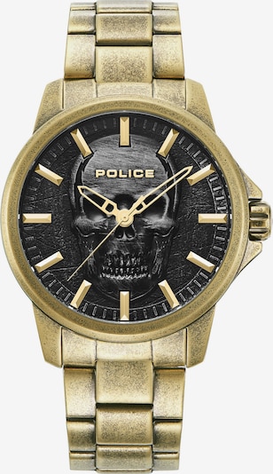 POLICE Armbanduhr 'MENSOR' in gold / schwarz, Produktansicht