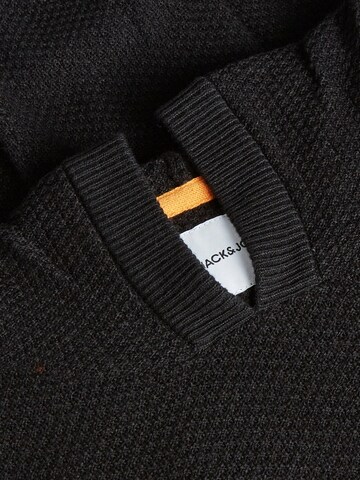 JACK & JONES Sweter 'BILLY' w kolorze czarny