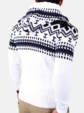 Reslad Strickjacke 'RS3104' in Weiß