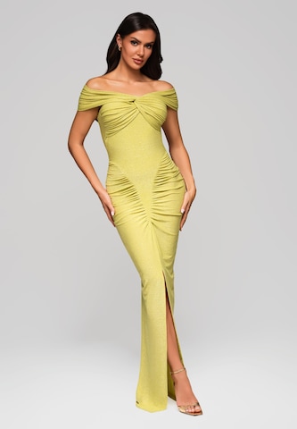 Ombre Evening dress 'Carmen' in Yellow: front