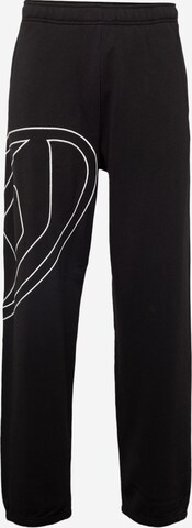 DIESEL - Loosefit Pantalón 'P-MARKY-MEGOVAL-D' en negro: frente