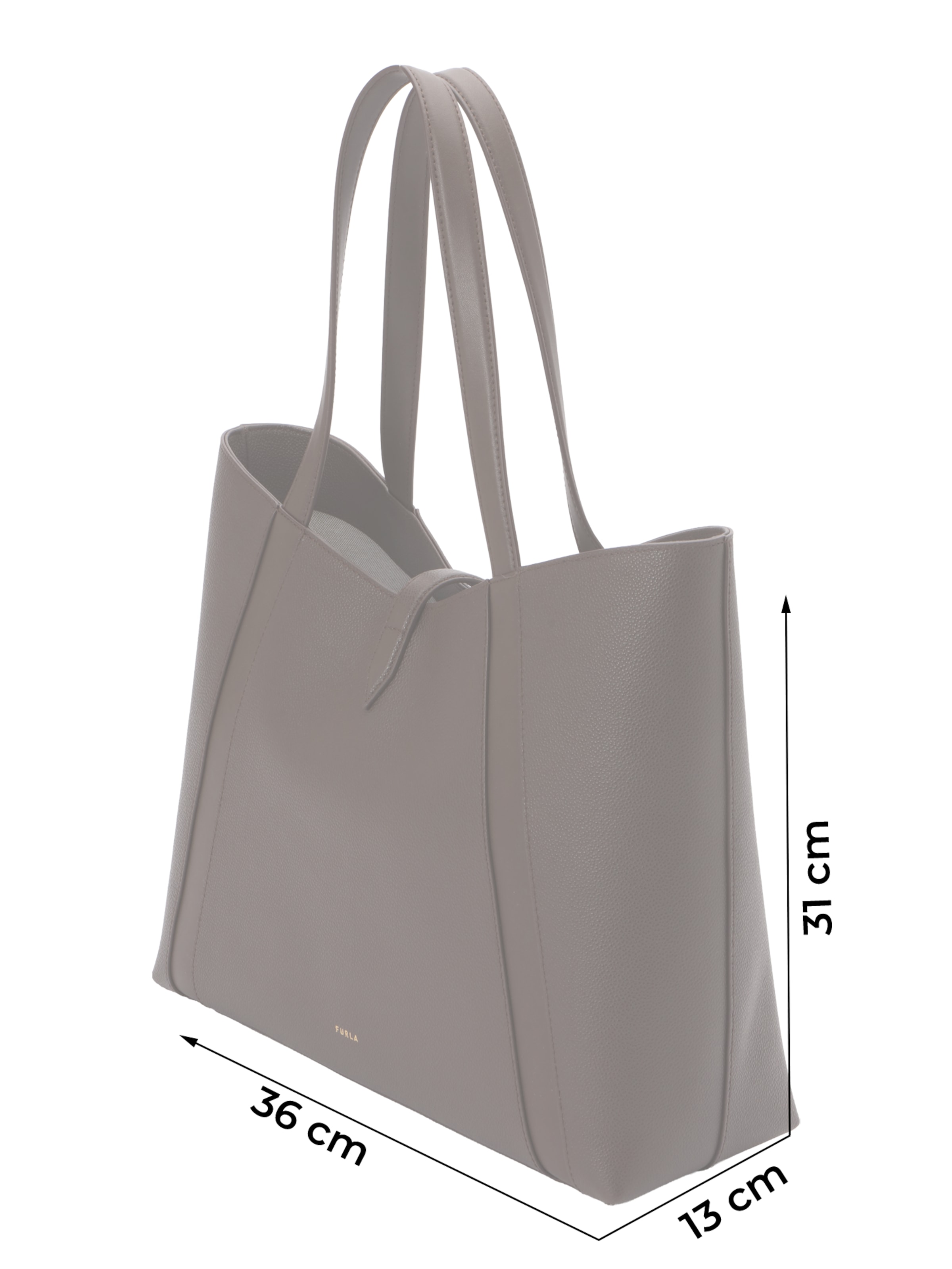 FURLA Μεγάλη τσάντα 'GOCCIA' σε καφέ