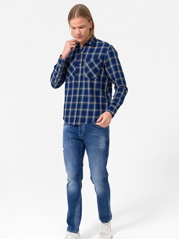 By Diess Collection Rovný strih Košeľa - Modrá