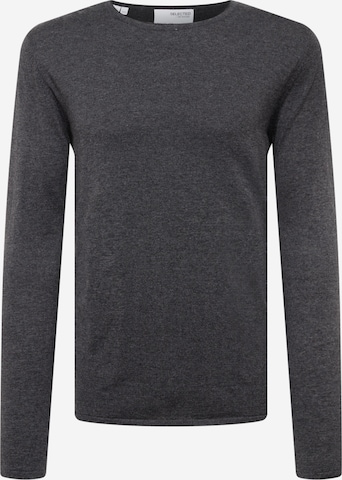 SELECTED HOMME - Jersey 'Rome' en gris: frente