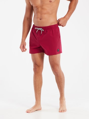 PROTEST Badeshorts 'PRTYESSINE' in Rot