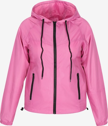 Veste mi-saison hoona en rose : devant