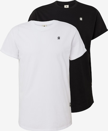 T-Shirt G-Star RAW en noir : devant