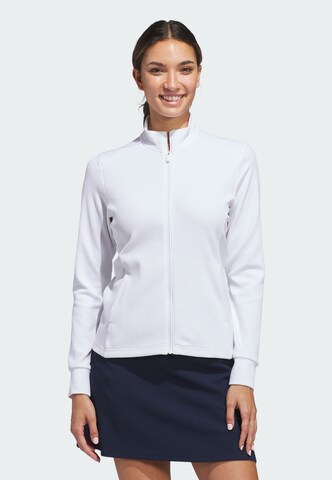 ADIDAS PERFORMANCE Trainingsjack in Wit: voorkant