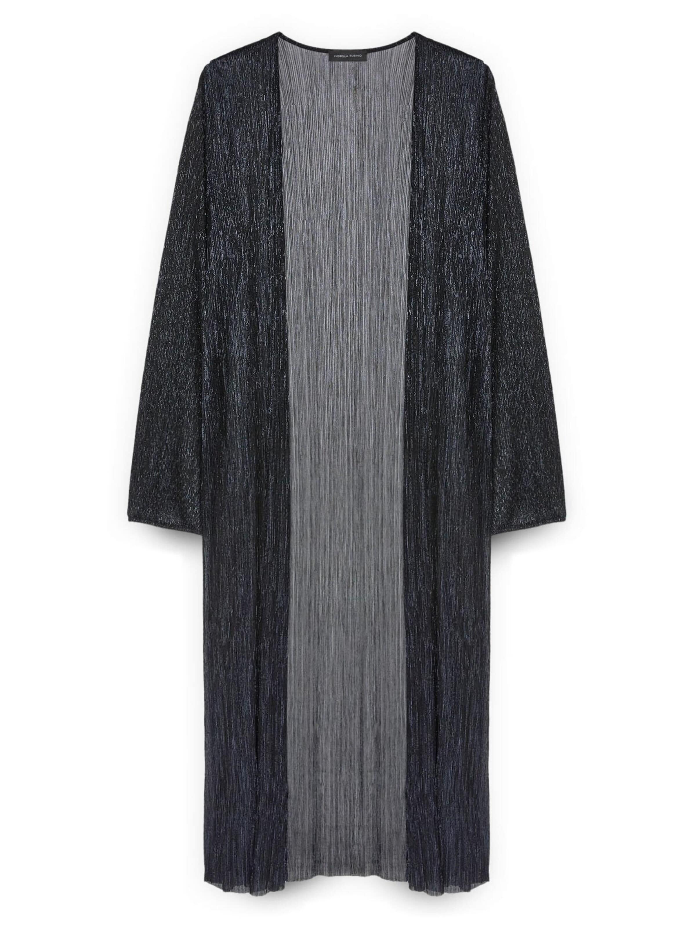 Cardigan oversize Fiorella Rubino en bleu : devant