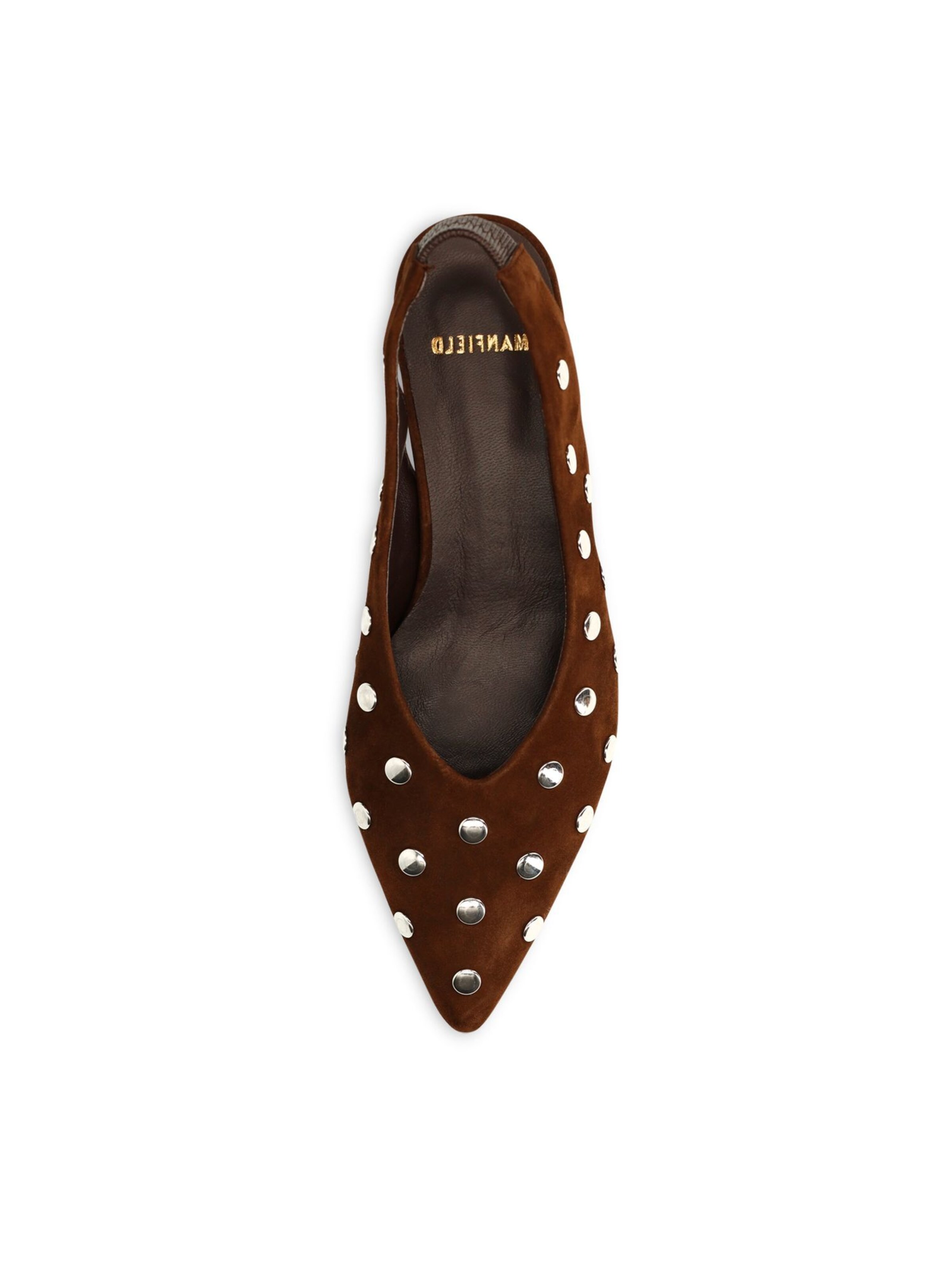 Escarpins à bride arrière MANFIELD en marron