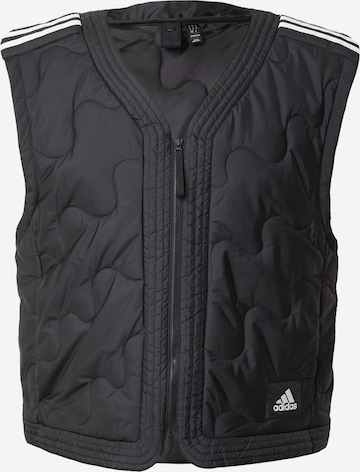 ADIDAS SPORTSWEAR - Chaleco deportivo 'Nuganic' en negro: frente