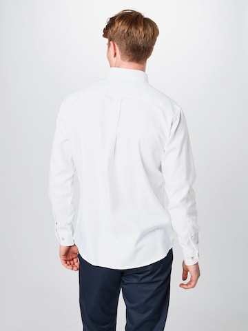 balta FYNCH-HATTON Standartinis modelis Dalykinio stiliaus marškiniai