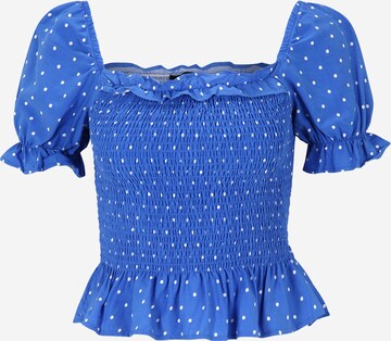 Trendyol Petite Bluse in Blau: predná strana