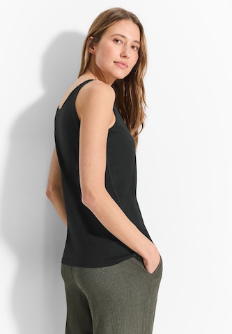 CECIL Top (GOTS) in Schwarz