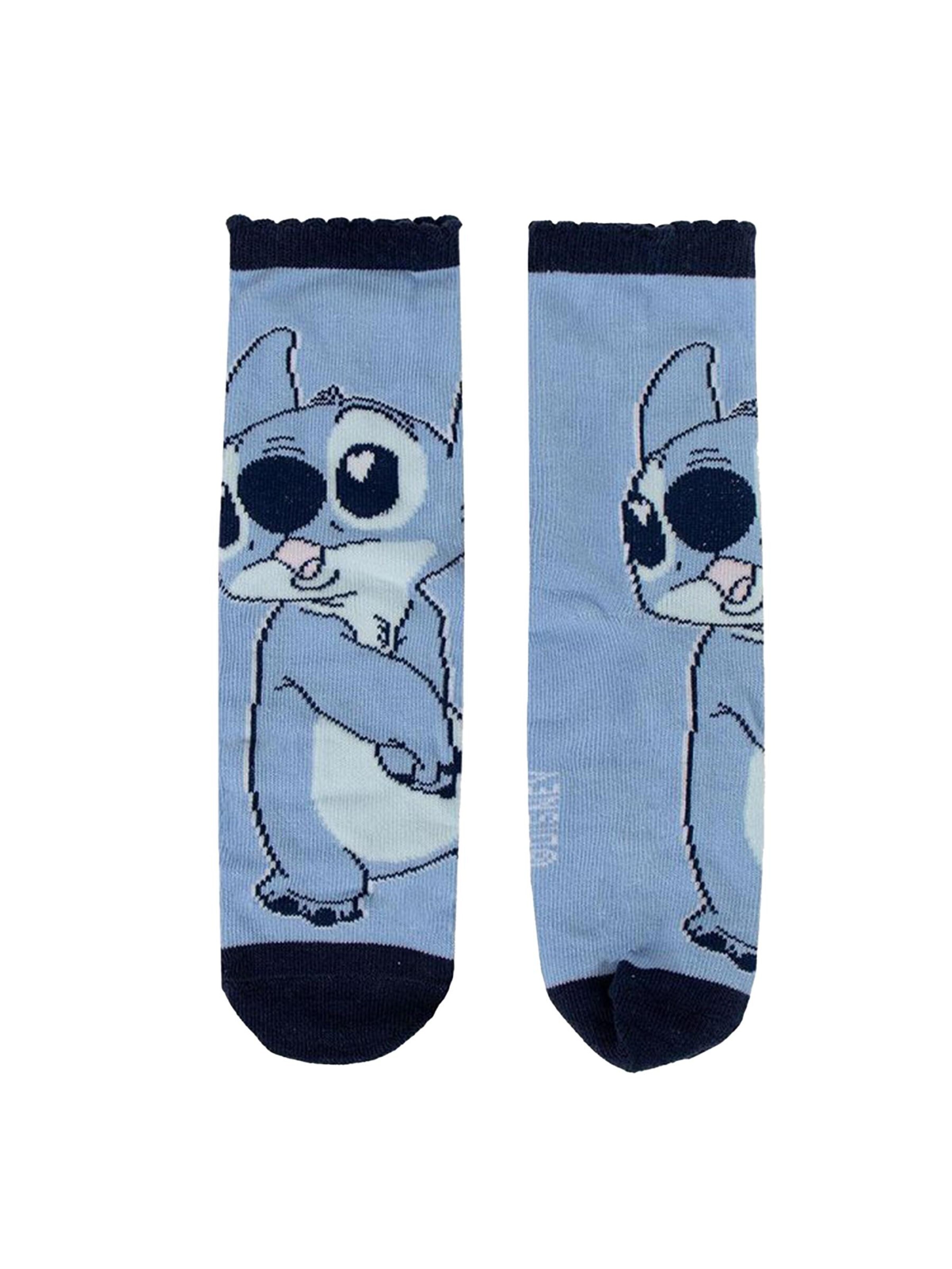 Chaussettes 'Socken Pack 3 Stück Stitch' DISNEY en mélange de couleurs