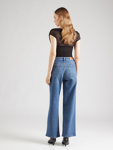 COMMA - Bootcut Vaquero en azul