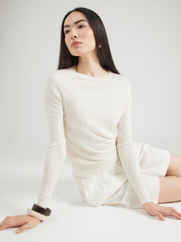 Pullover 'August Drop 252' di SEIDENSTICKER in bianco: frontale