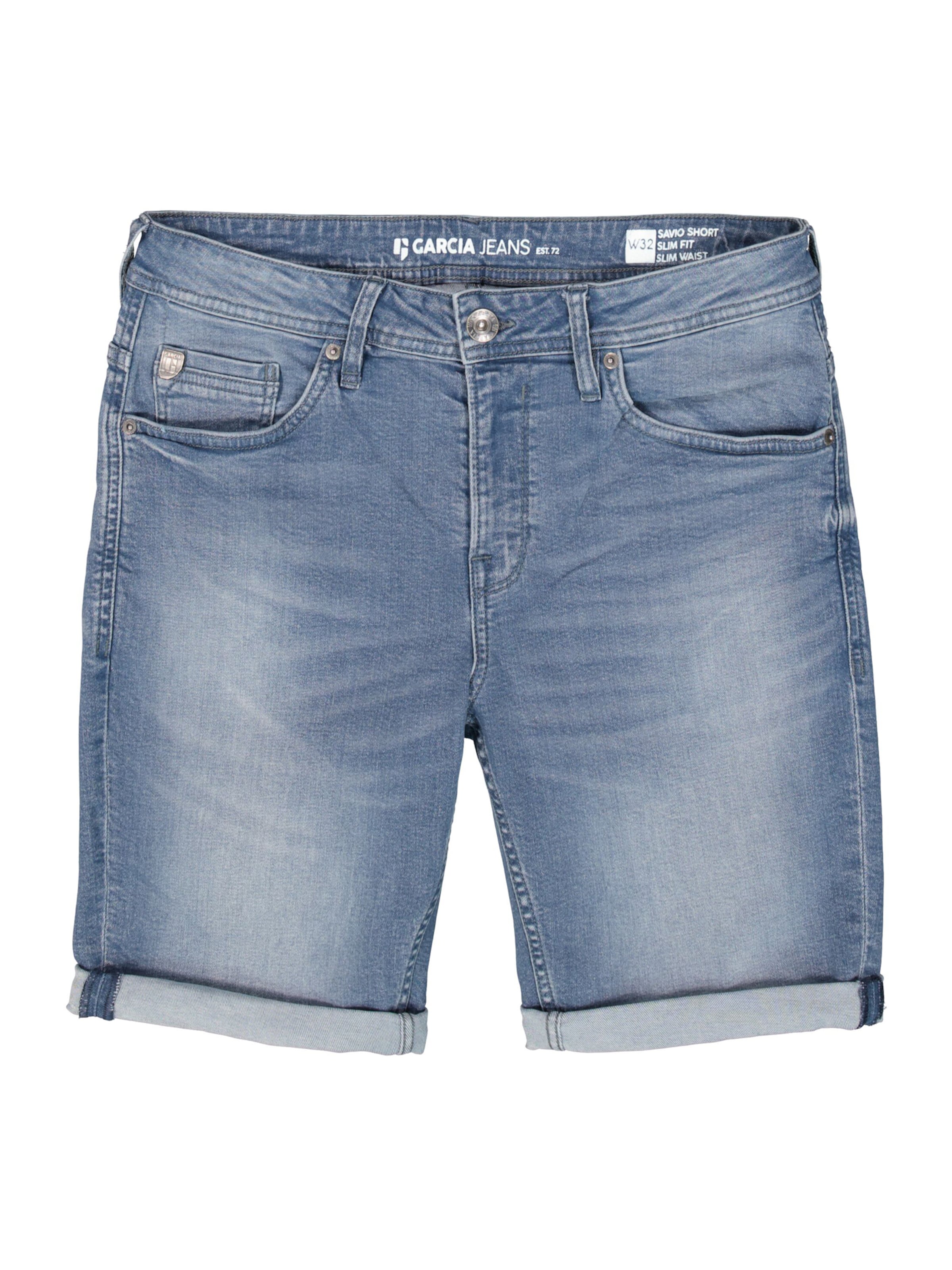 Coupe slim Jean GARCIA en bleu : devant