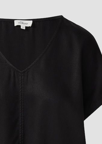 s.Oliver Blouse in Black
