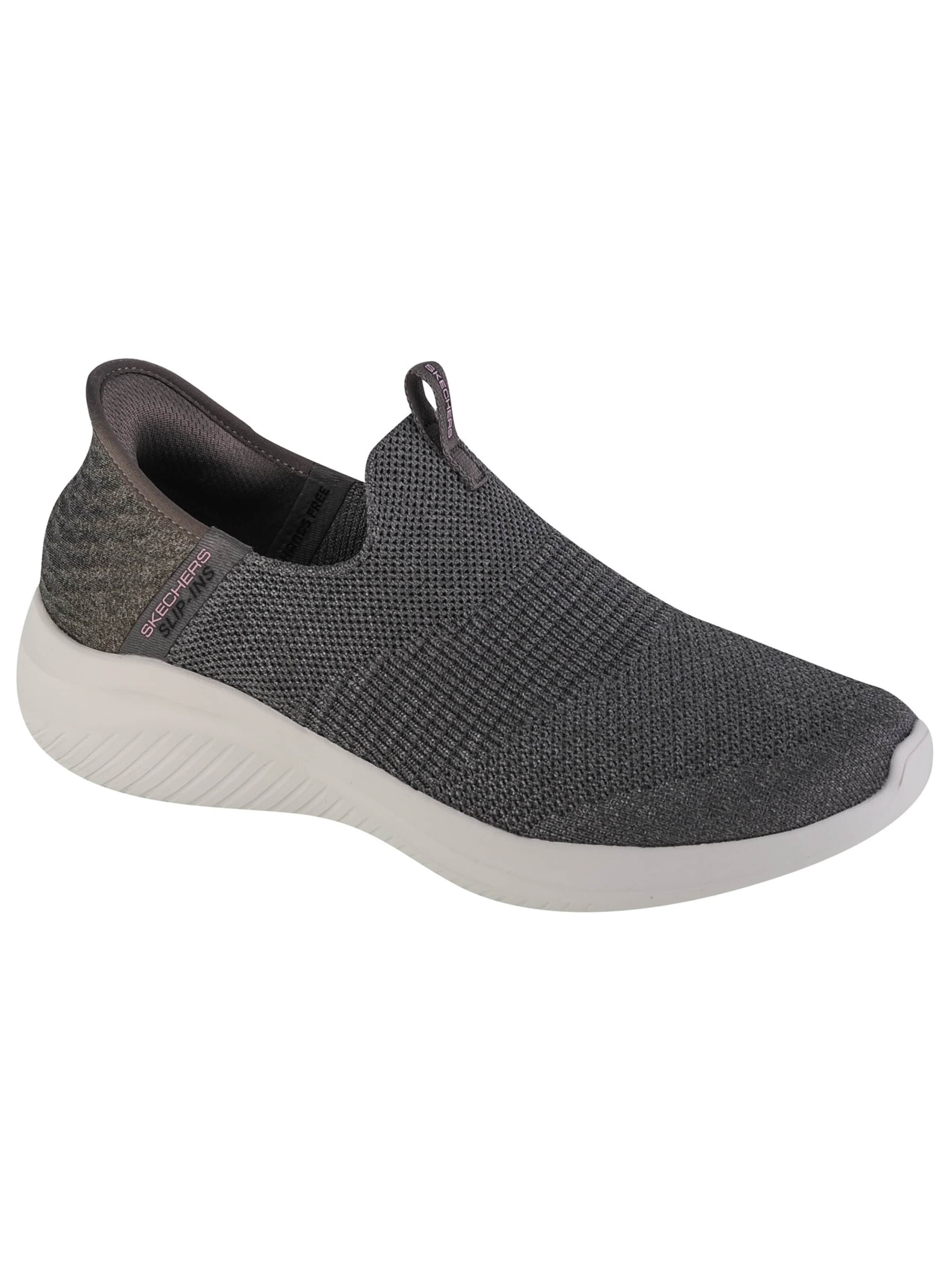SKECHERS Slip-on 'Slip-Ins Ultra Flex 3.0 Smooth Step' in Grey