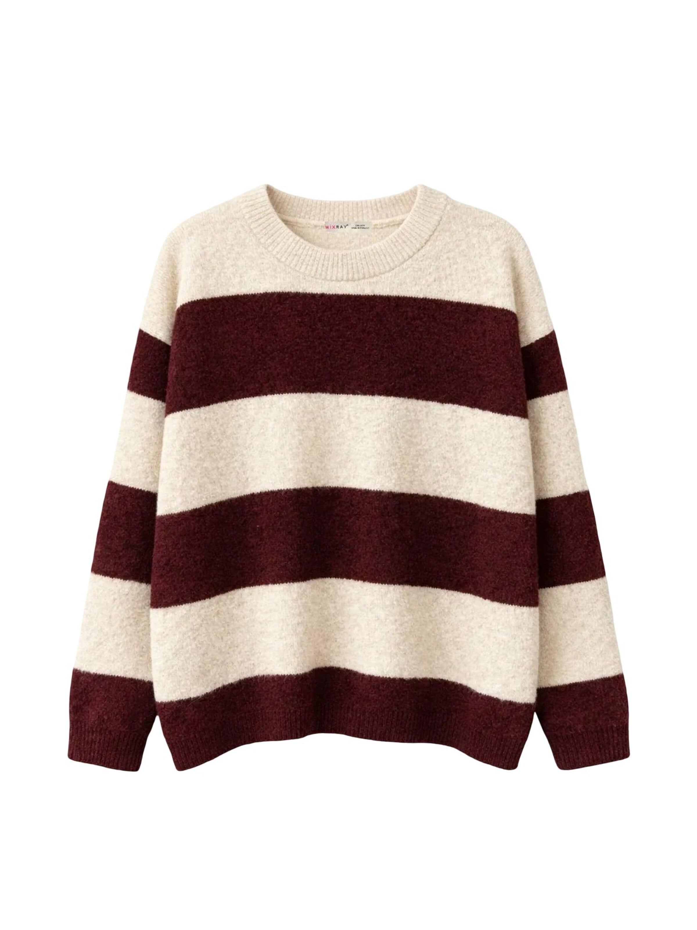 Pullover di MixRay in beige: frontale