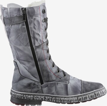 KRISBUT Lace-Up Boots in Grey