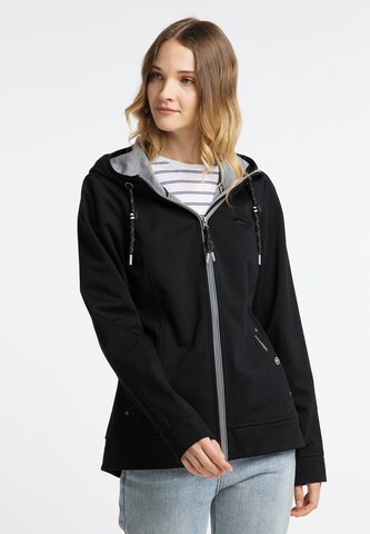 Schmuddelwedda - Chaqueta funcional en negro: frente