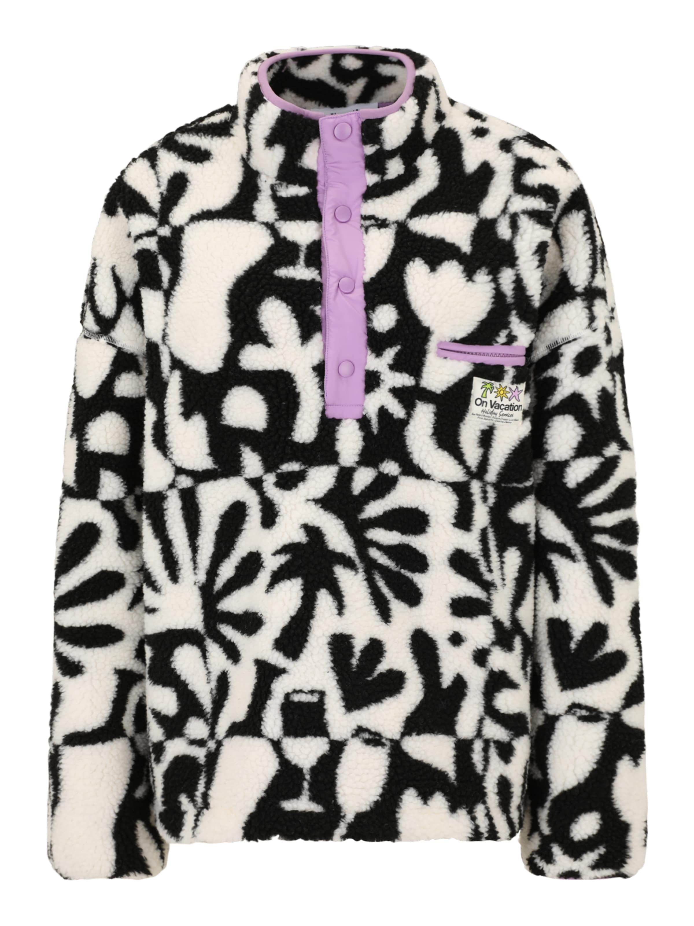 On Vacation Sweater 'Goodtimes' in Black: front