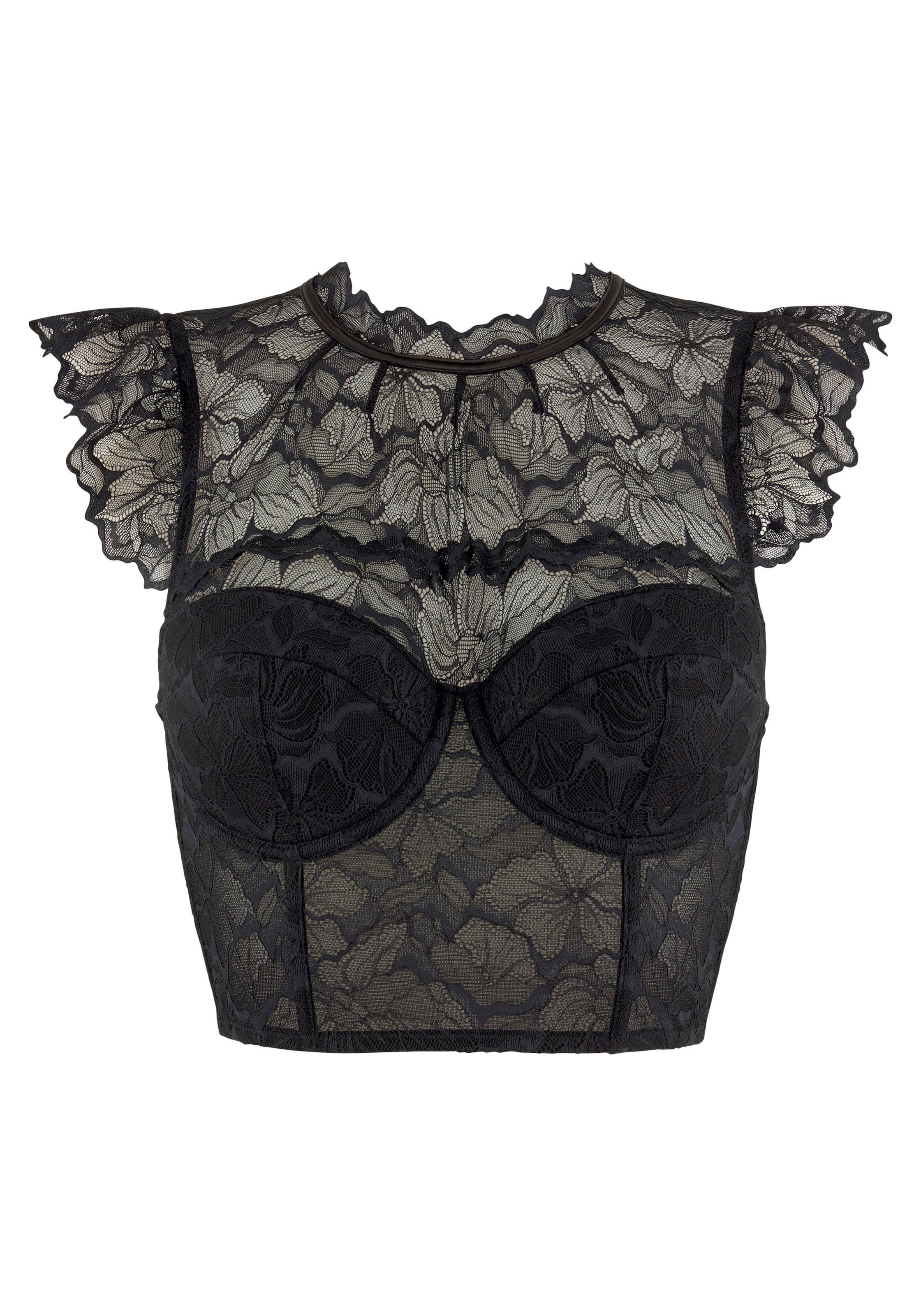 LASCANA Podprsenka – černá: přední strana