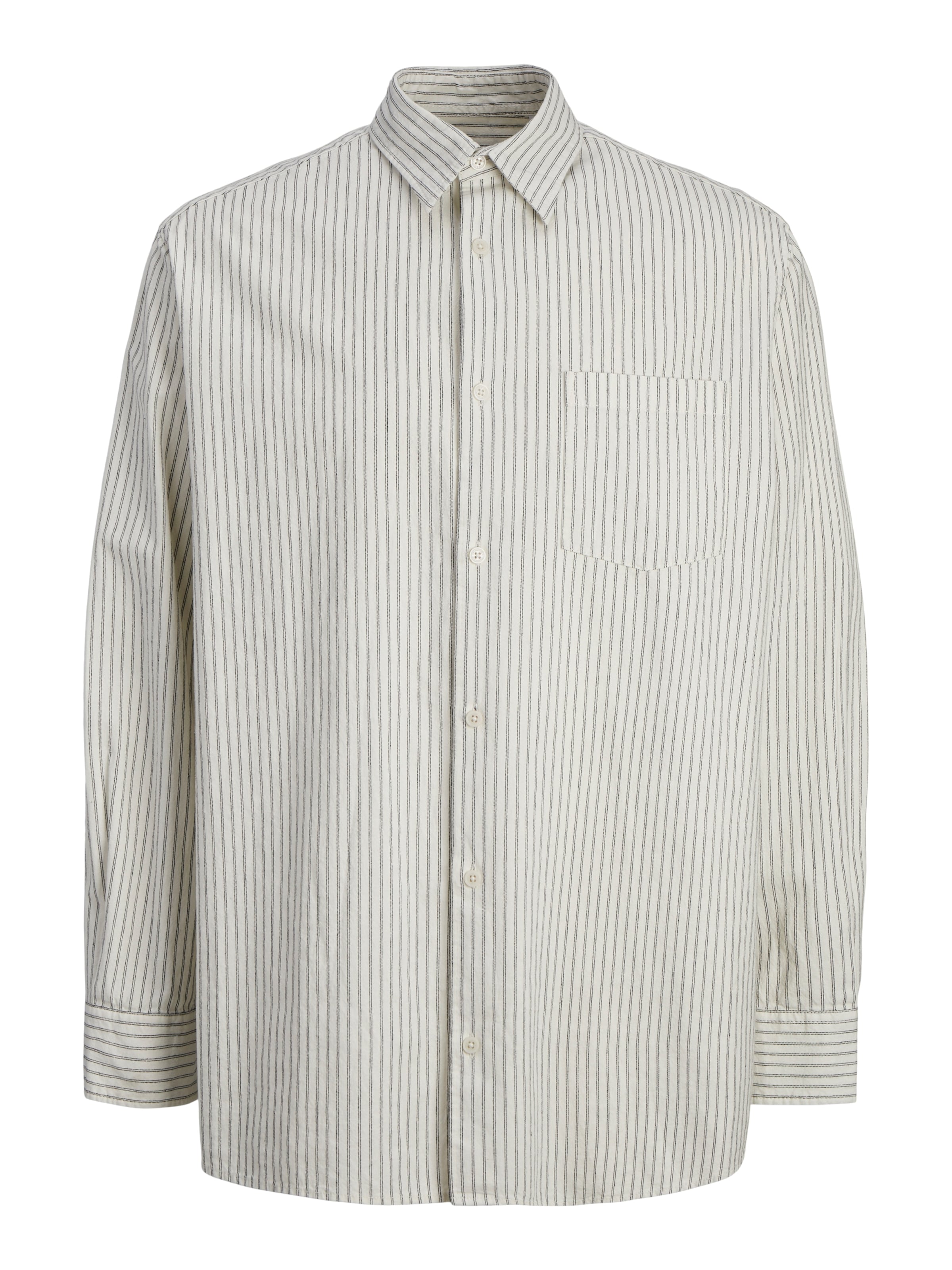 JACK & JONES - Comfort Fit Camisa 'BLICHER' em branco: frente
