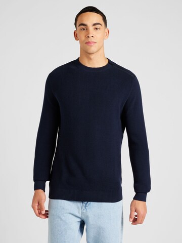 JACK & JONES Trui 'HARVEY' in Blauw: voorkant